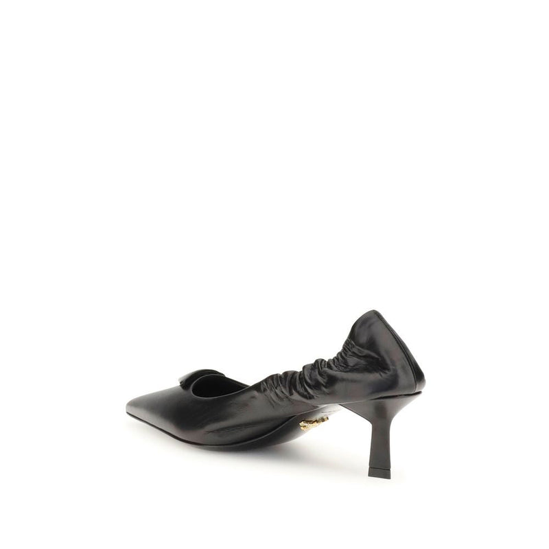Leather logo Pumps Prada