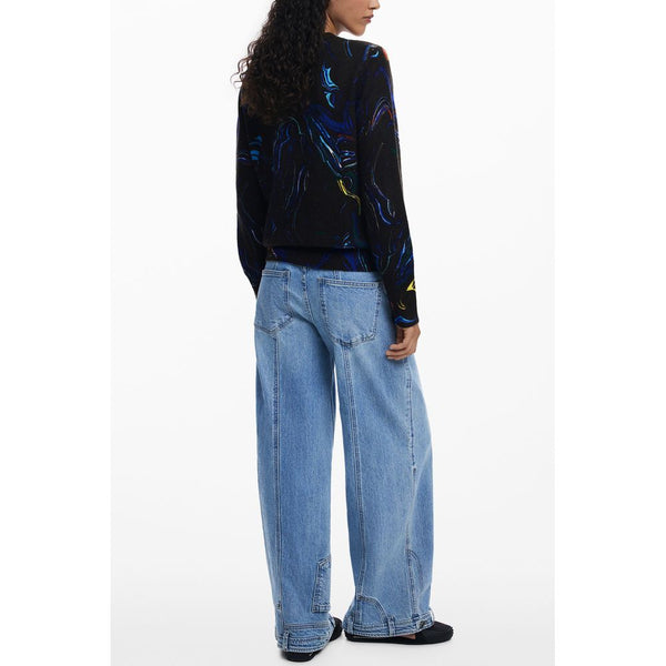 Black Polyamide Women Sweater Desigual