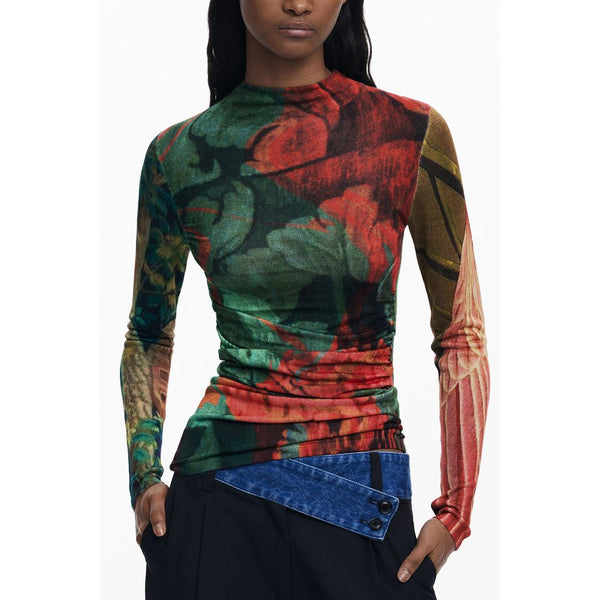 Green Viscose Women Sweater Desigual