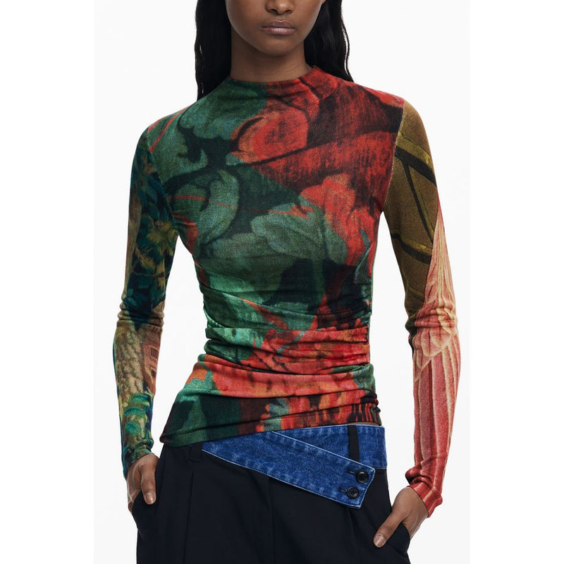 Green Viscose Women Sweater Desigual