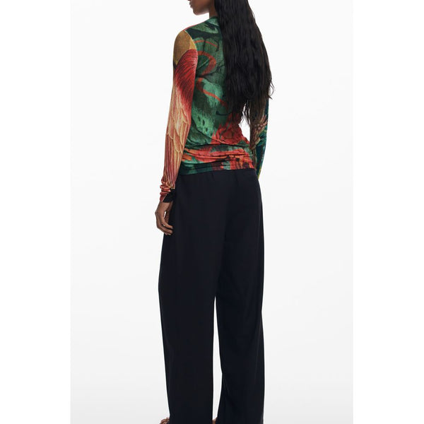 Green Viscose Women Sweater Desigual
