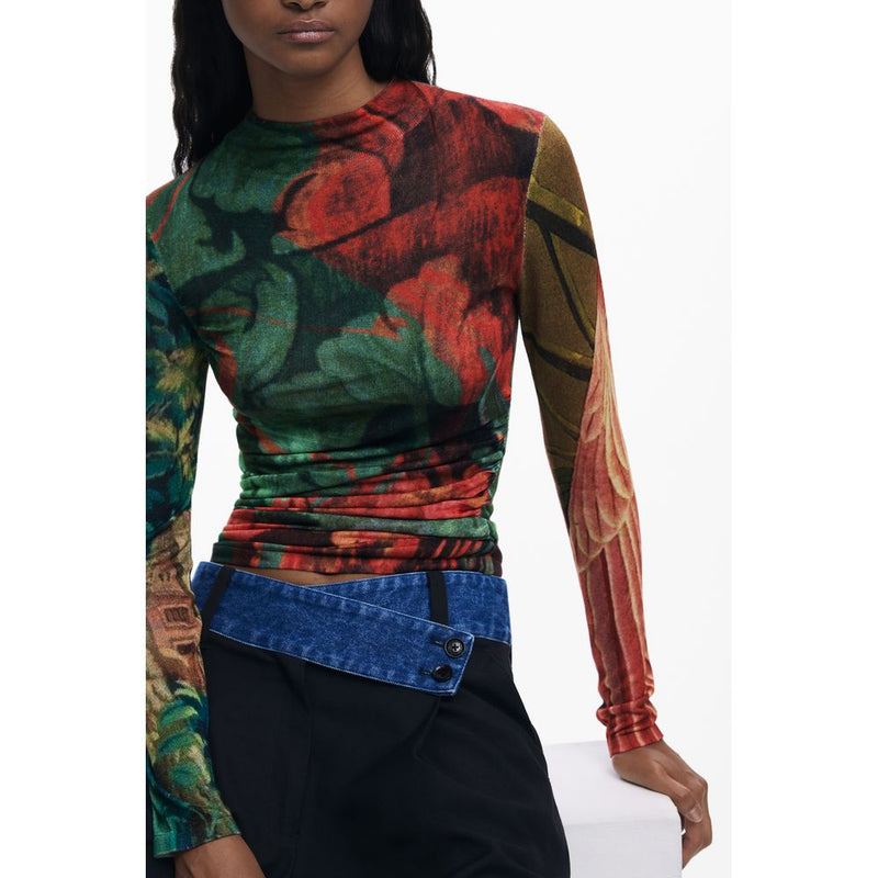 Green Viscose Women Sweater Desigual