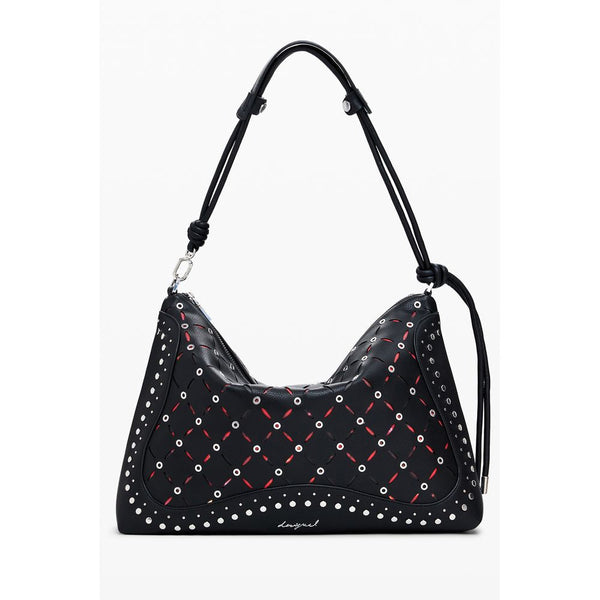 Black Polyethylene Women Handbag Desigual