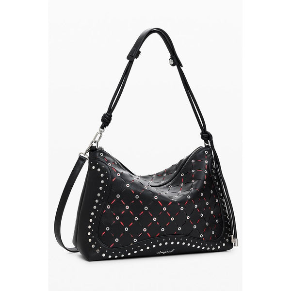 Black Polyethylene Women Handbag Desigual