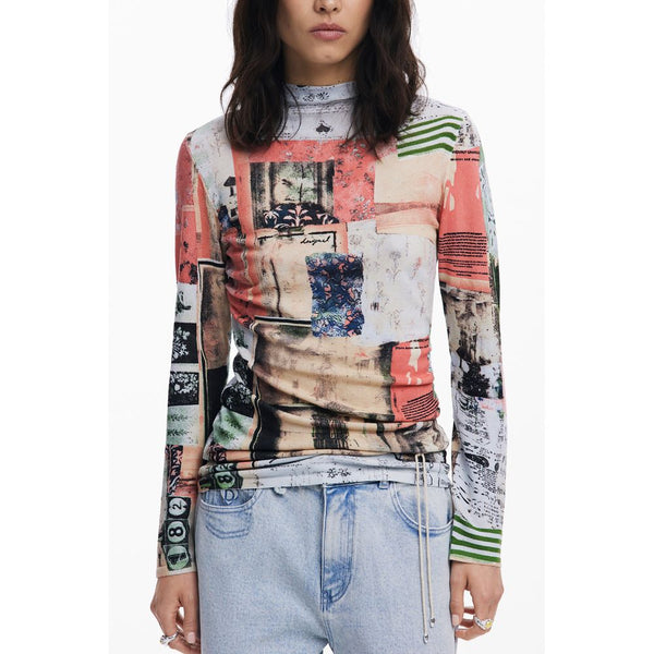 Pink Viscose Women Sweater Desigual