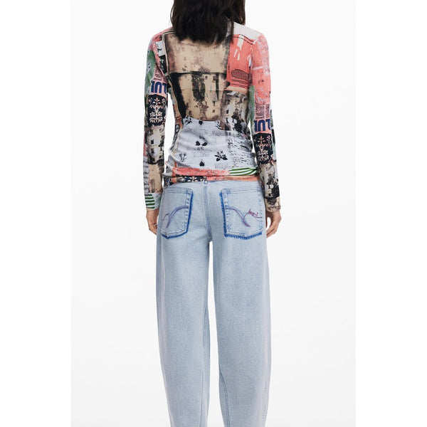 Pink Viscose Women Sweater Desigual