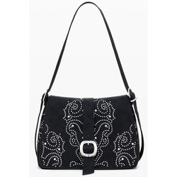 Black Polyethylene Women Handbag Desigual