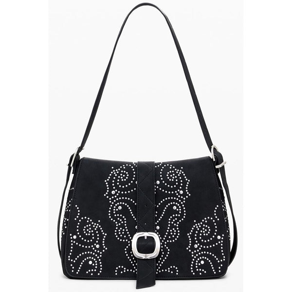 Black Polyethylene Women Handbag Desigual