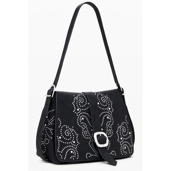 Black Polyethylene Women Handbag Desigual