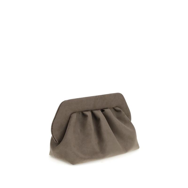Bios suede Clutch Bag THEMOIRè