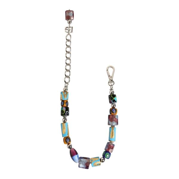 Multicolor Murano Glass Beads Brass Zamak Necklace Dolce & Gabbana