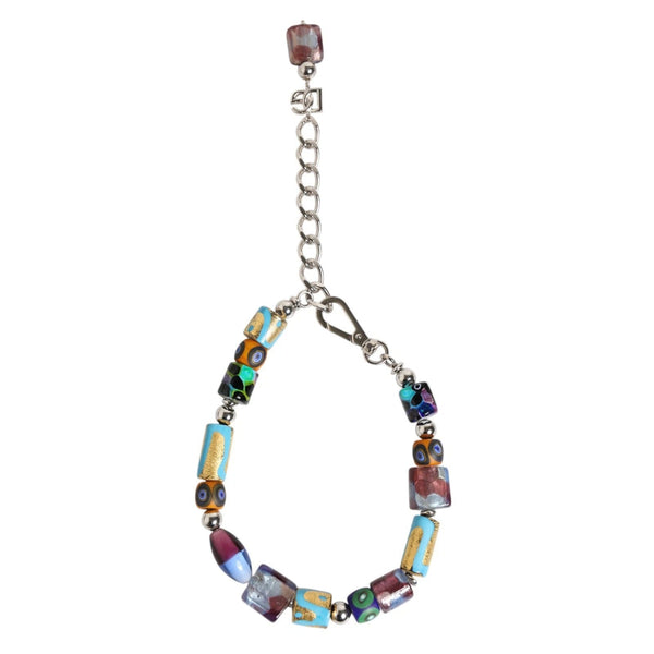 Multicolor Murano Glass Beads Brass Zamak Necklace Dolce & Gabbana