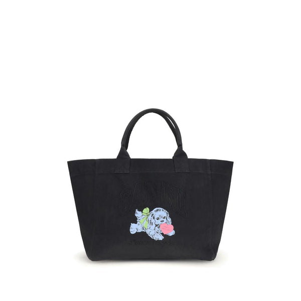SHOPPER XXL POCKET DOG PRINT Ganni