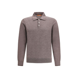 Knitted Long Sleeved Polo Shirt Cruna