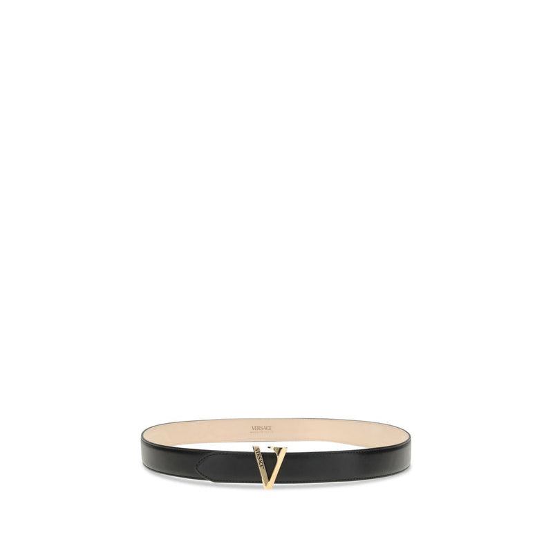 Calfskin V Belt Versace