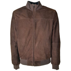 Brown Calfskin Jacket Emilio Romanelli