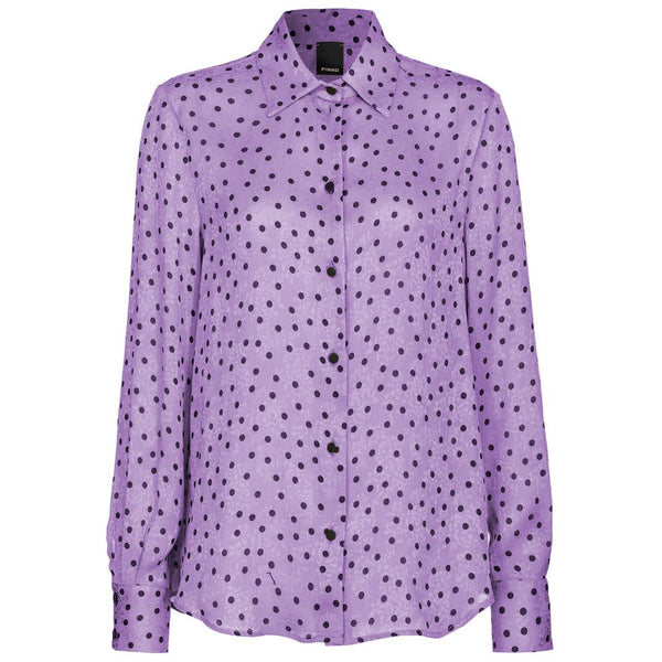 Purple Polyester Shirt PINKO