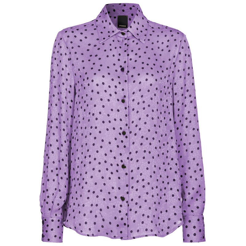Purple Polyester Shirt PINKO