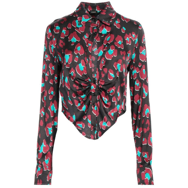 Black Viscose Shirt PINKO