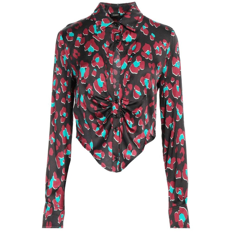 Black Viscose Shirt PINKO