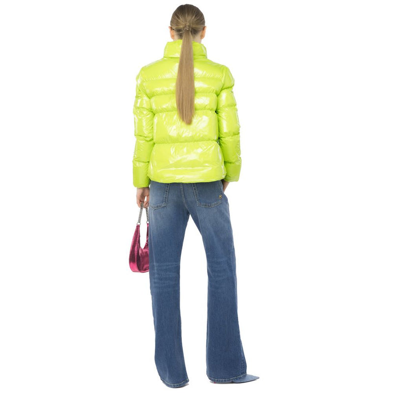 Green Polyamide Jackets & Coat PINKO