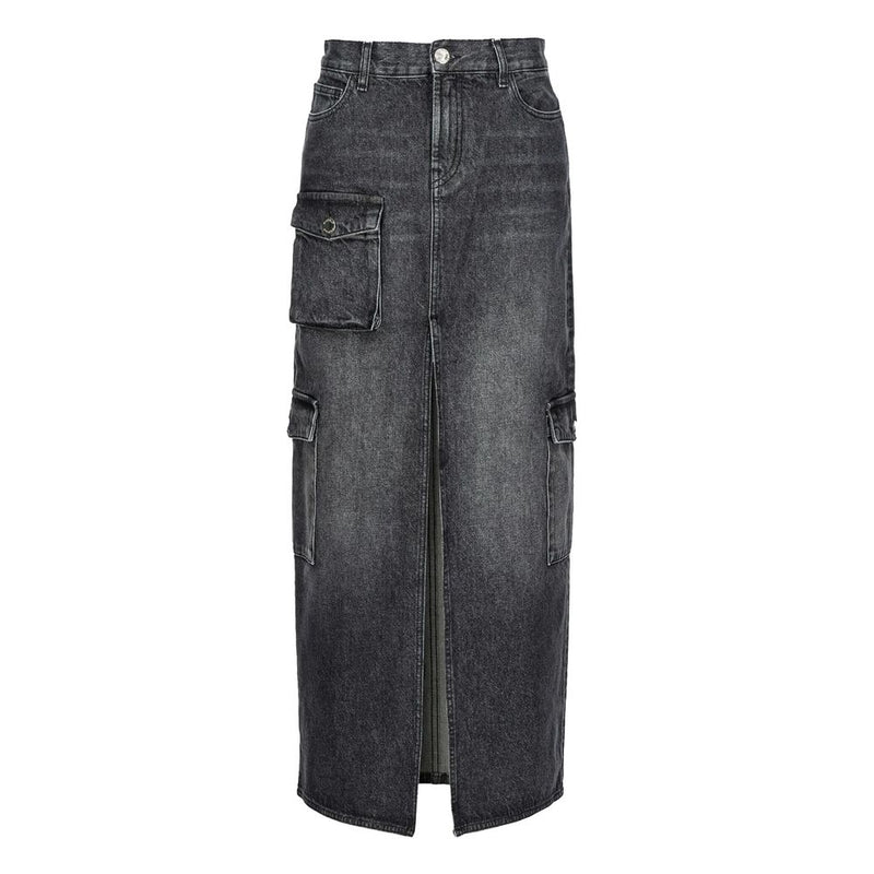 Black Cotton Skirt PINKO