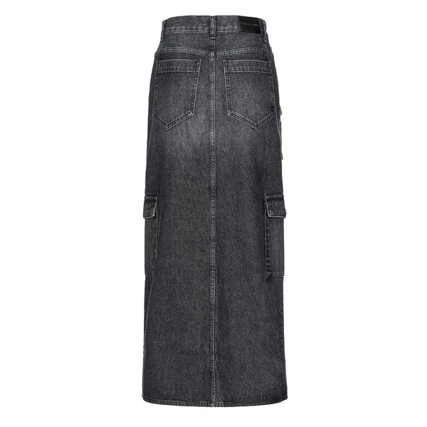 Black Cotton Skirt PINKO
