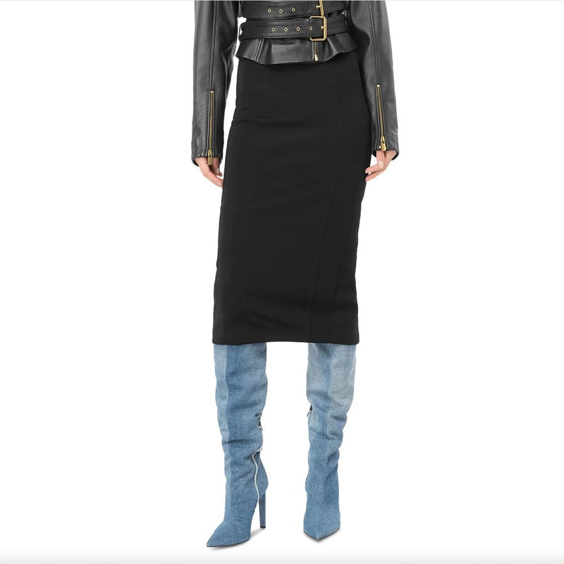 Black Viscose Skirt PINKO