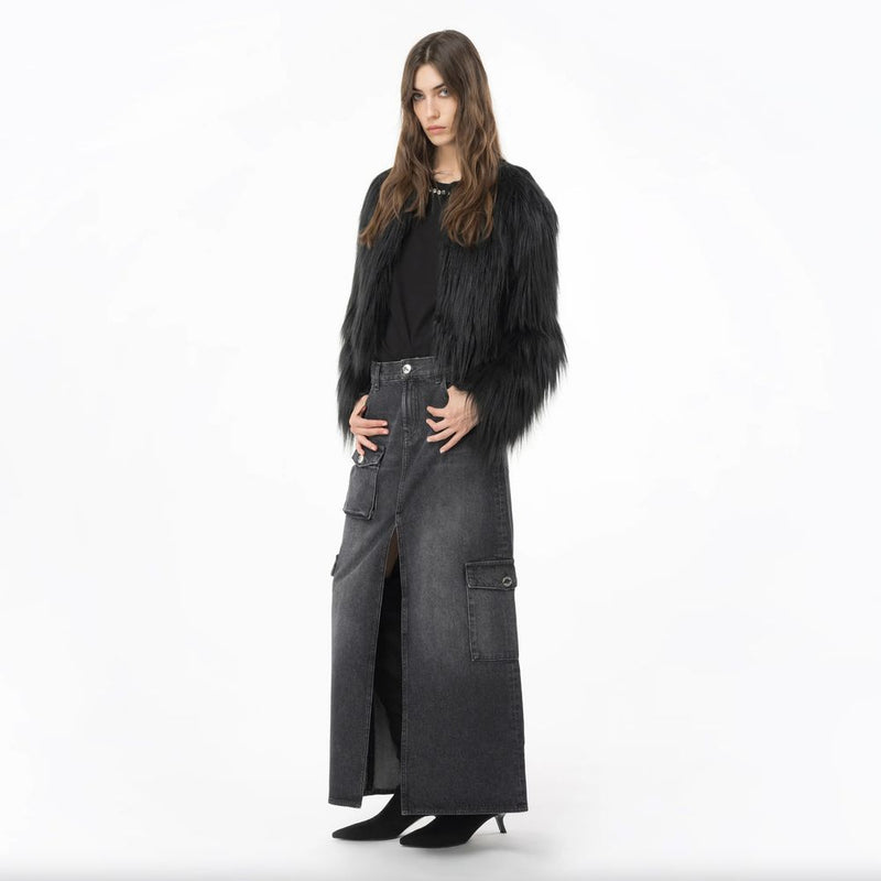 Black Cotton Skirt PINKO