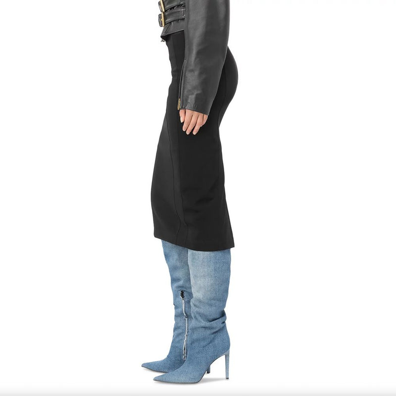 Black Viscose Skirt PINKO
