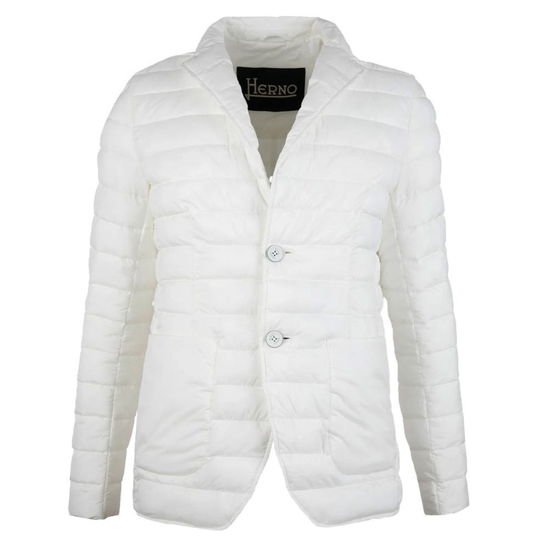 White Polyamide Jacket Herno