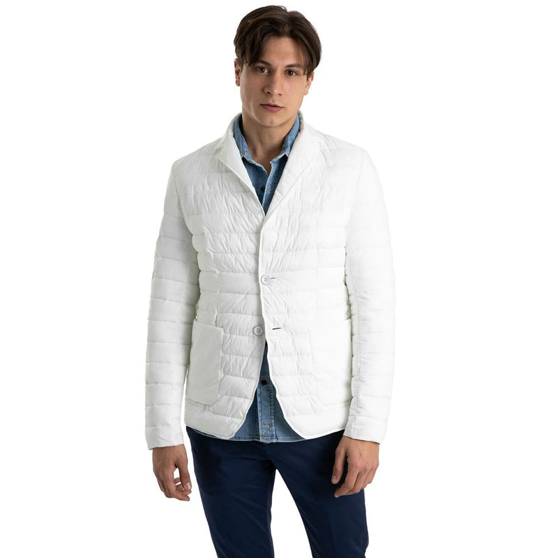 White Polyamide Jacket Herno