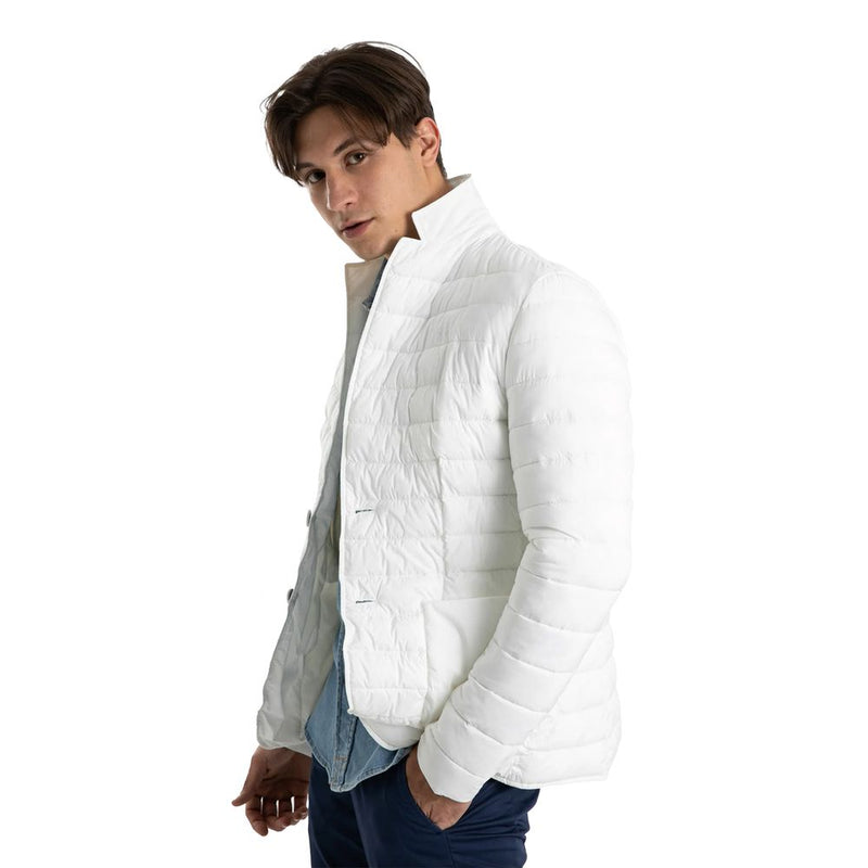 White Polyamide Jacket Herno