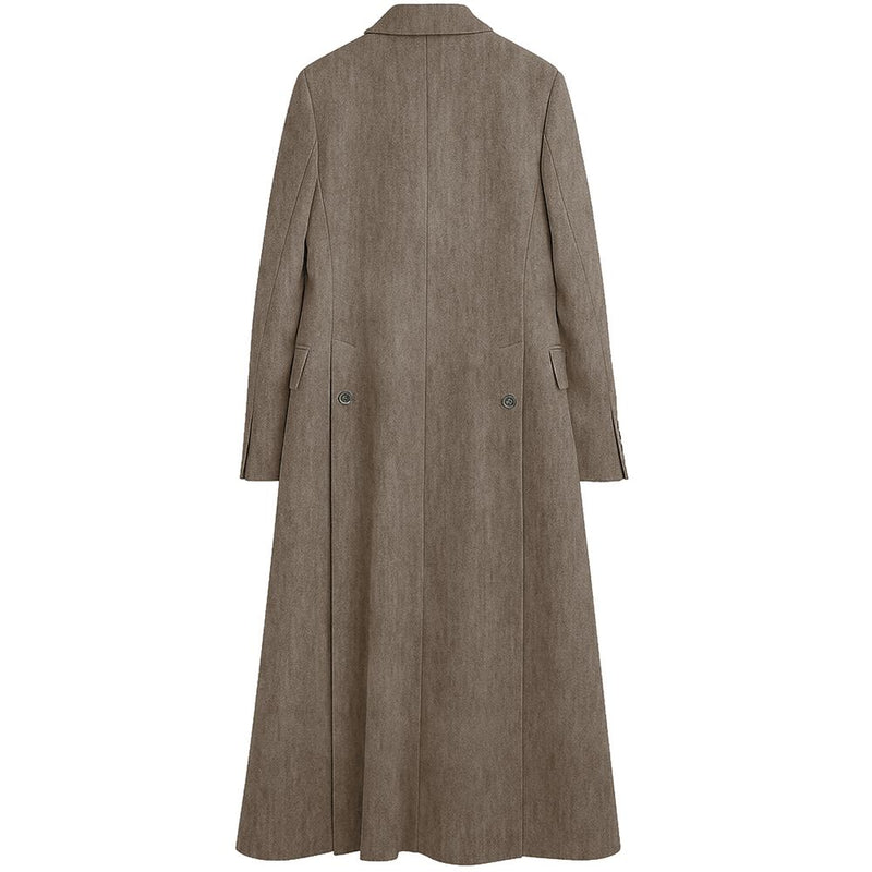 Brown Wool Jackets & Coat Made in Italy