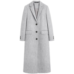 Gray Wool Jackets & Coat Made in Italy