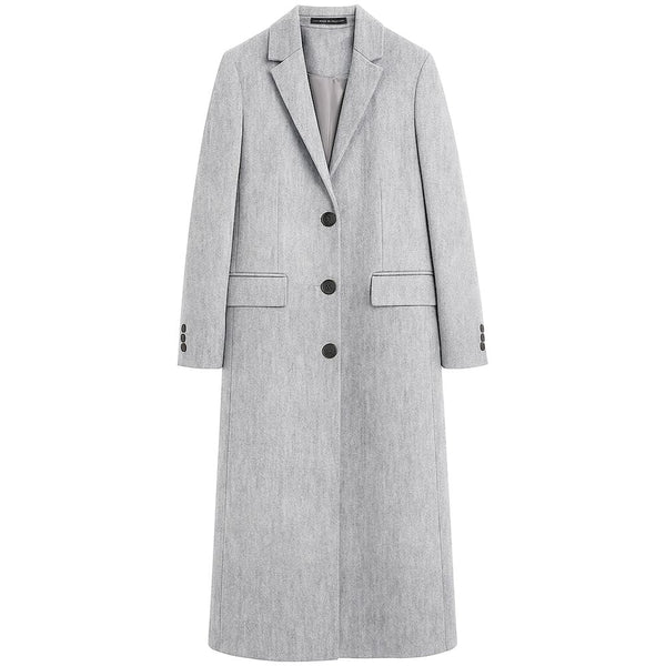 Gray Wool Jackets & Coat Made in Italy