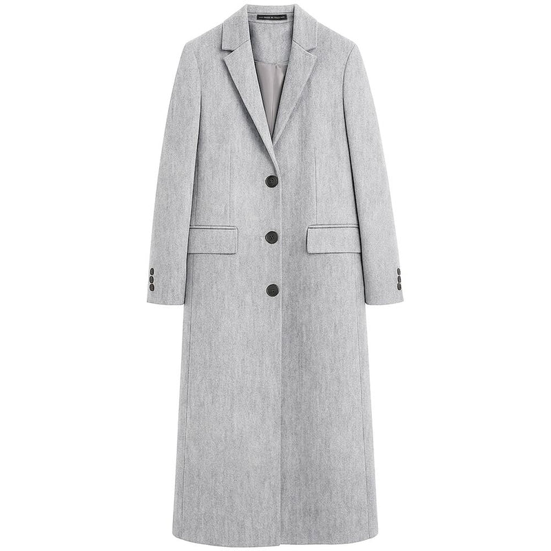 Gray Wool Jackets & Coat Made in Italy