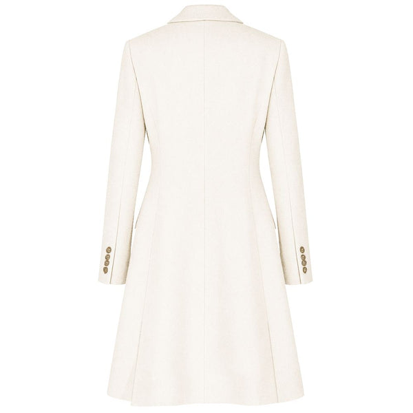 White Wool Jackets & Coat Made in Italy
