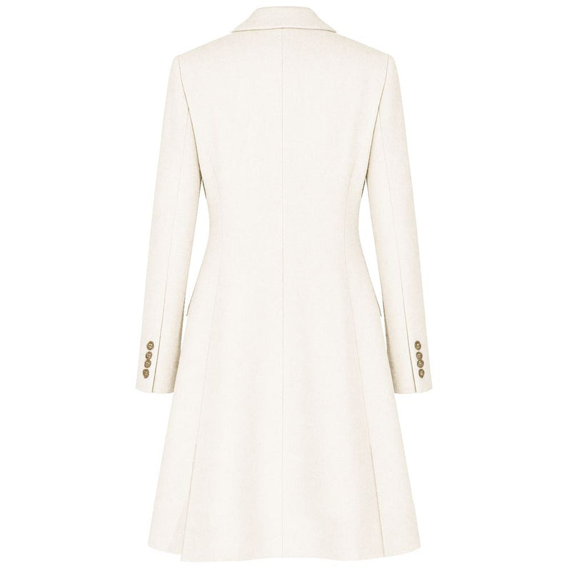 White Wool Jackets & Coat Made in Italy