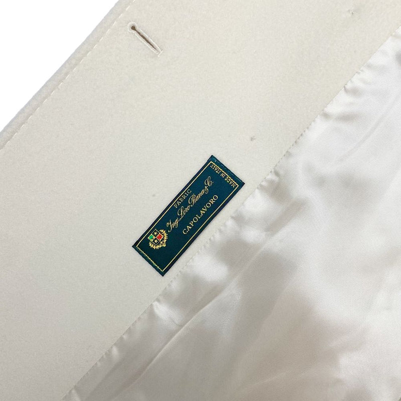White Wool Jackets & Coat Made in Italy