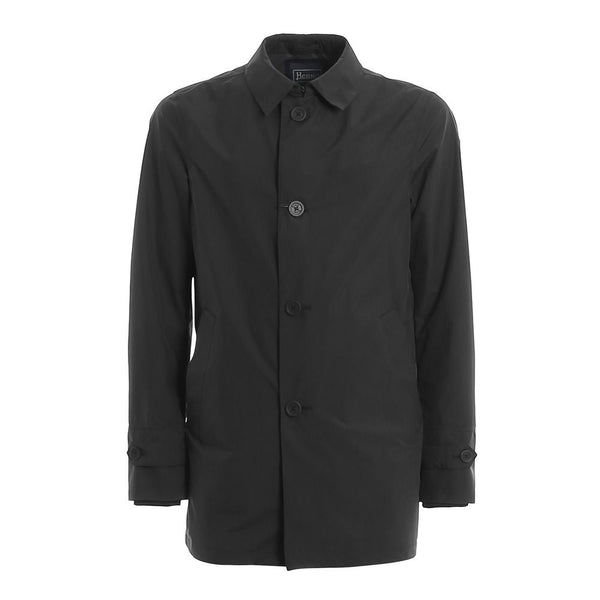 Black Polyester Jacket Herno