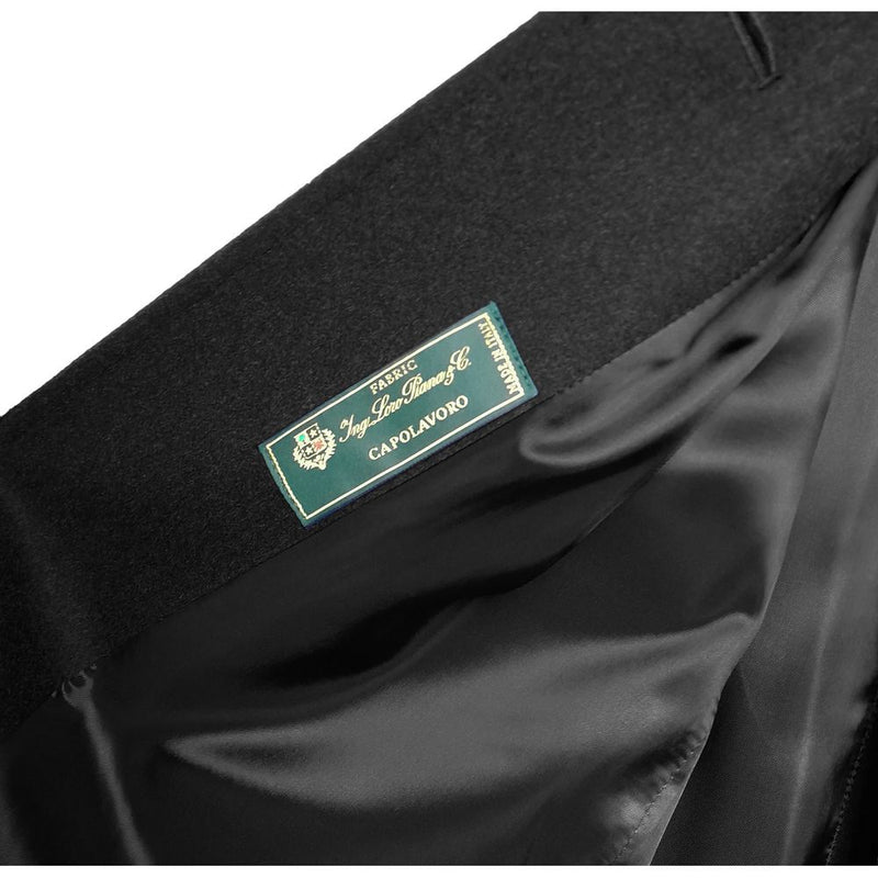 Black Wool Jackets & Coat Made in Italy