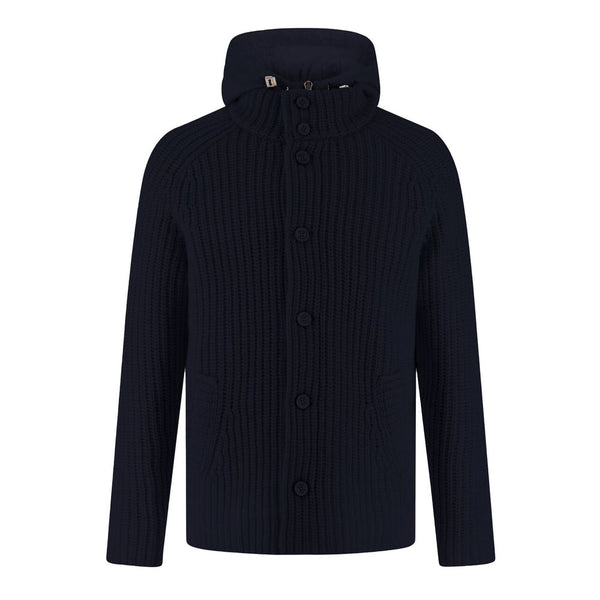 Blue Wool Jacket Herno