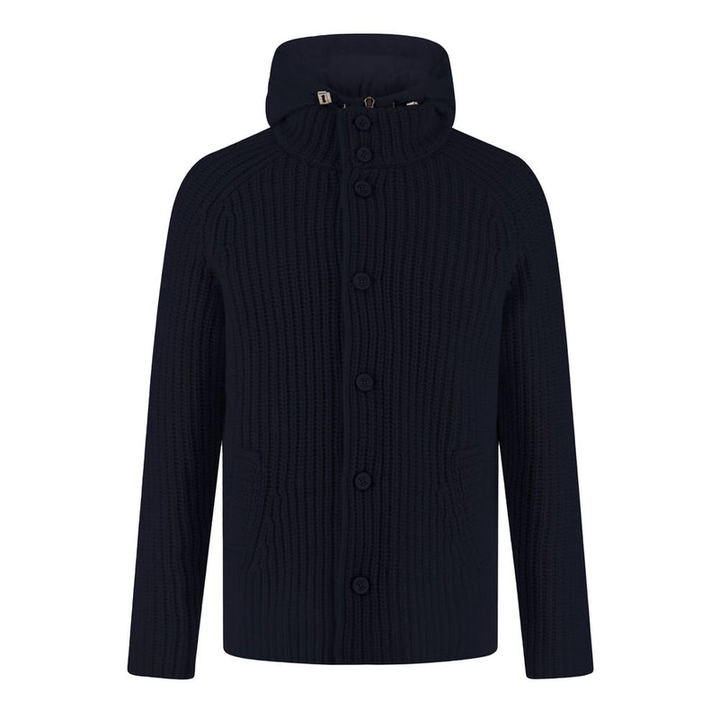 Blue Wool Jacket Herno