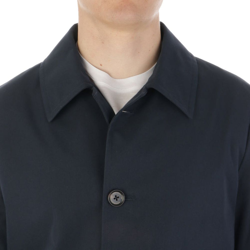 Blue Cotton Jacket Aquascutum