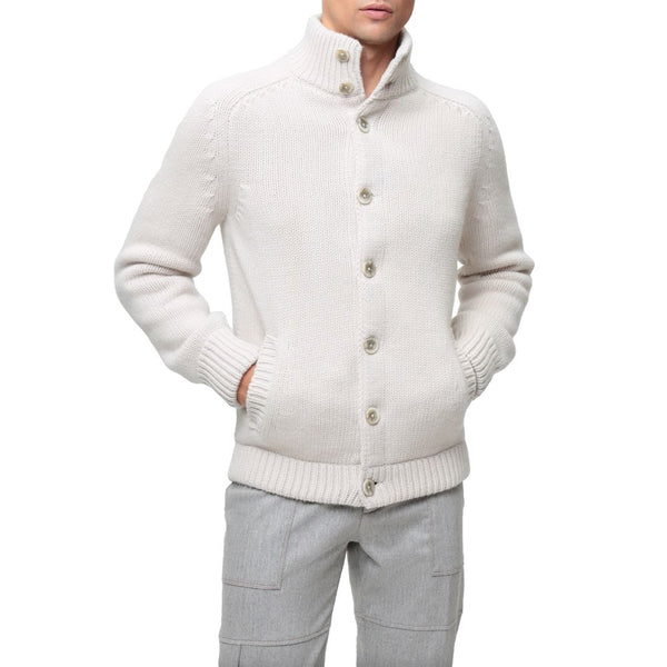 White Wool Jacket Herno