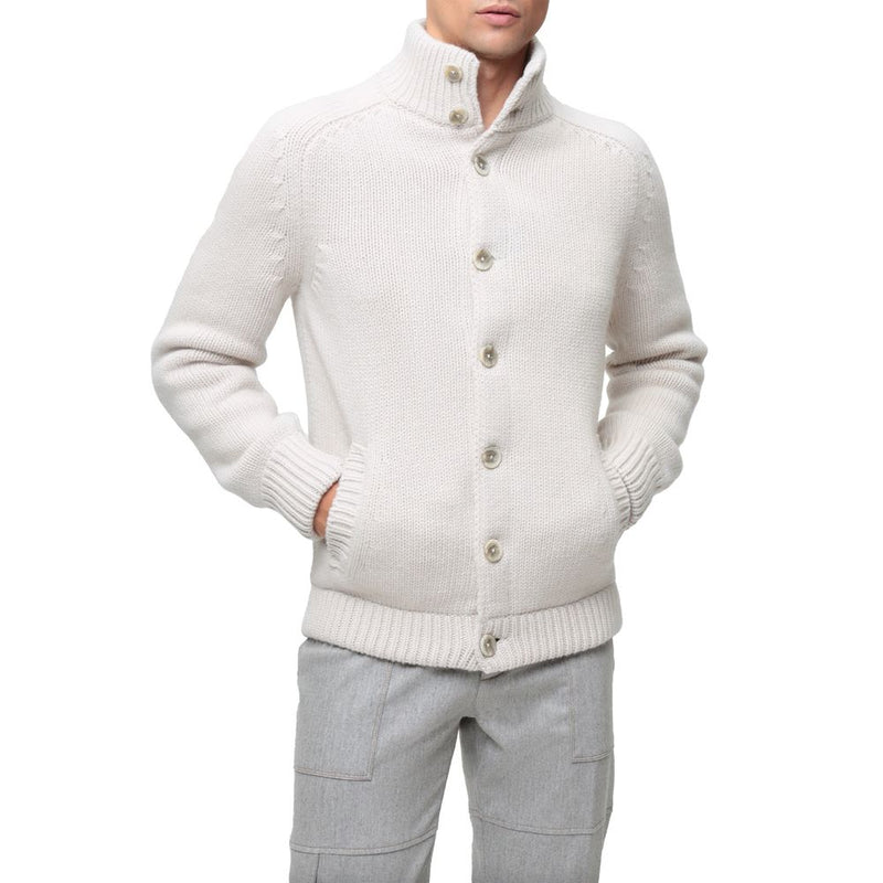 White Wool Jacket Herno