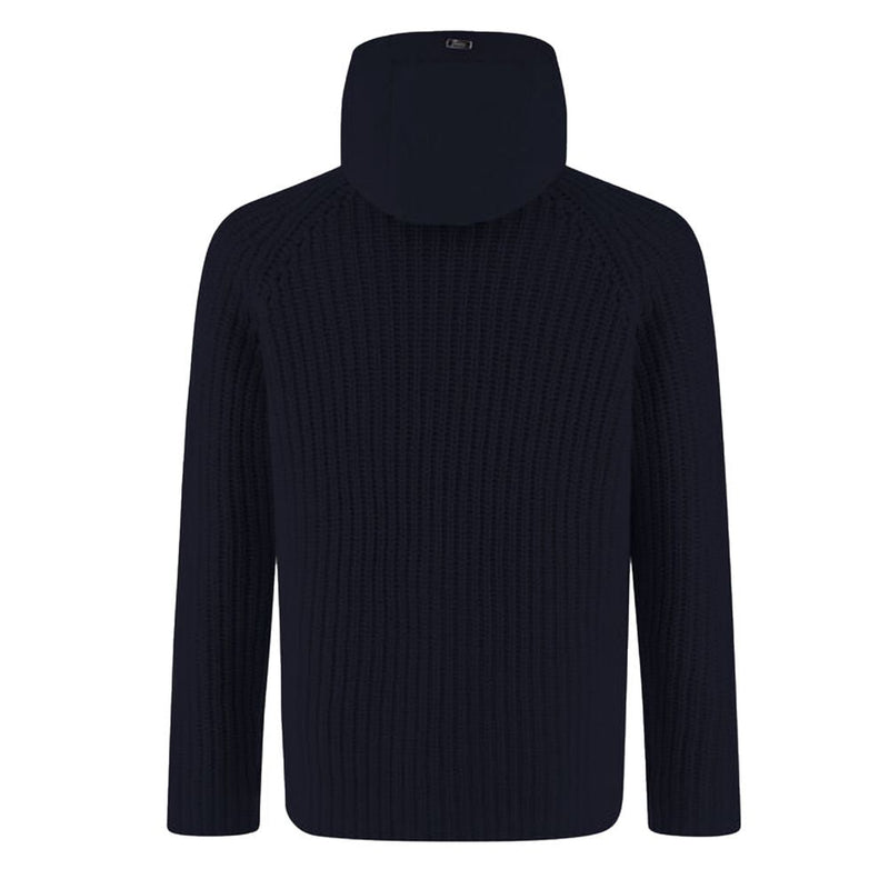 Blue Wool Jacket Herno