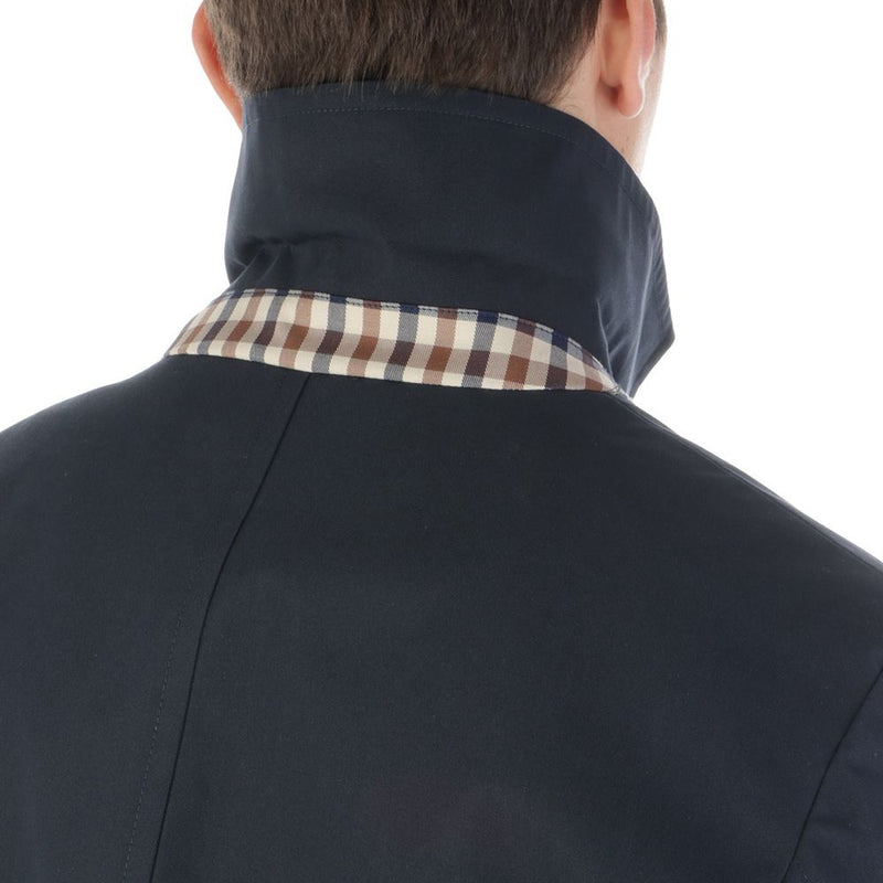 Blue Cotton Jacket Aquascutum