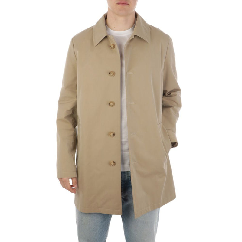Beige Cotton Jacket Aquascutum